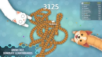 ภาพหน้าจอของ Snake.io+