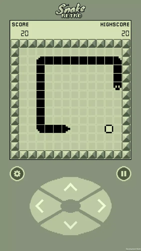 Screenshot di Snake Retro