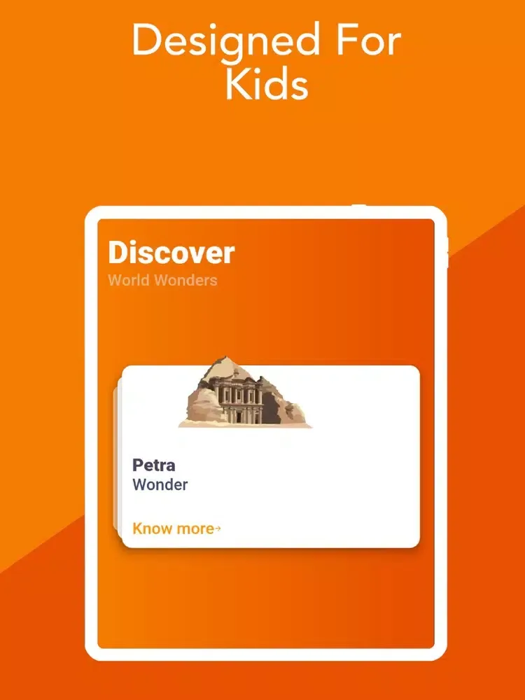 7 World Wonders For Kids iPad  スクリーンショット