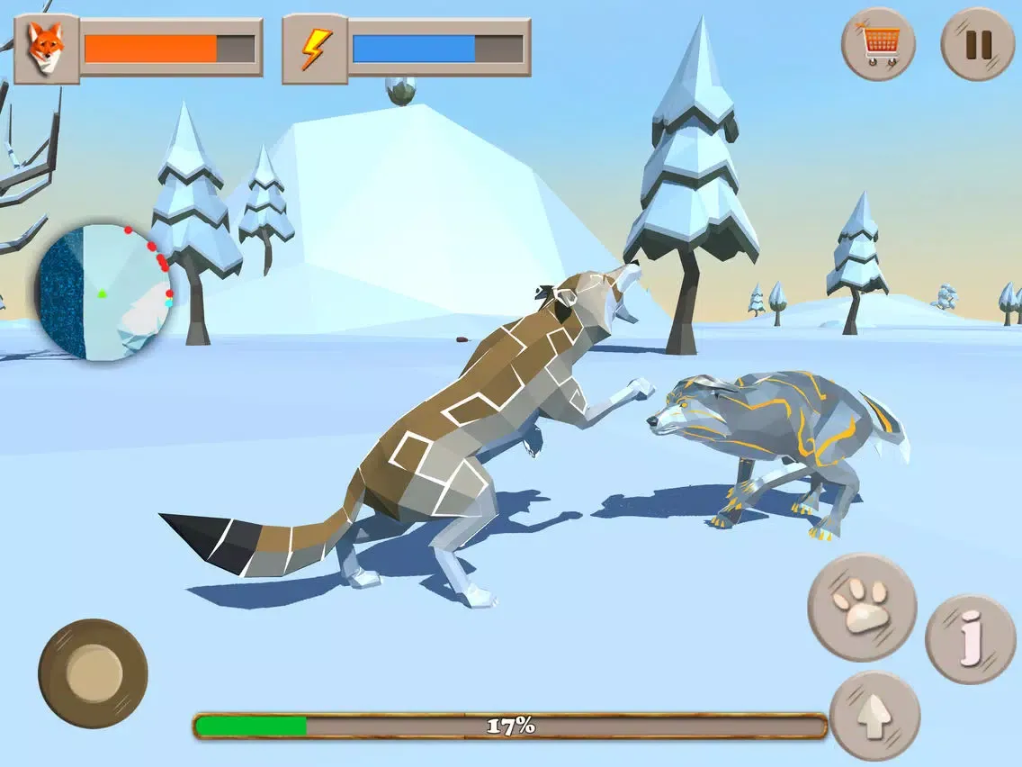 Fox Evolution - Snow 3D Forest iPad  स्क्रीनशॉट