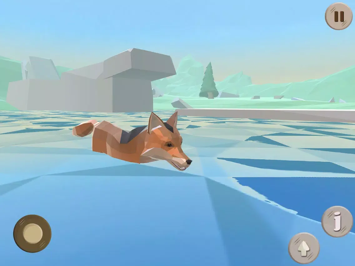 Fox Evolution - Snow 3D Forest iPad  स्क्रीनशॉट