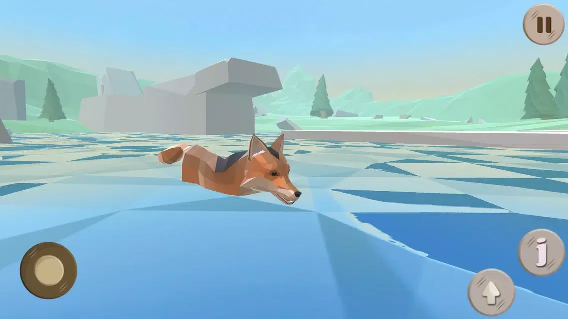 Fox Evolution - Snow 3D Forest स्क्रीनशॉट