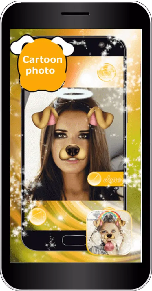 Capturas de tela do Cartoon Photo Editor