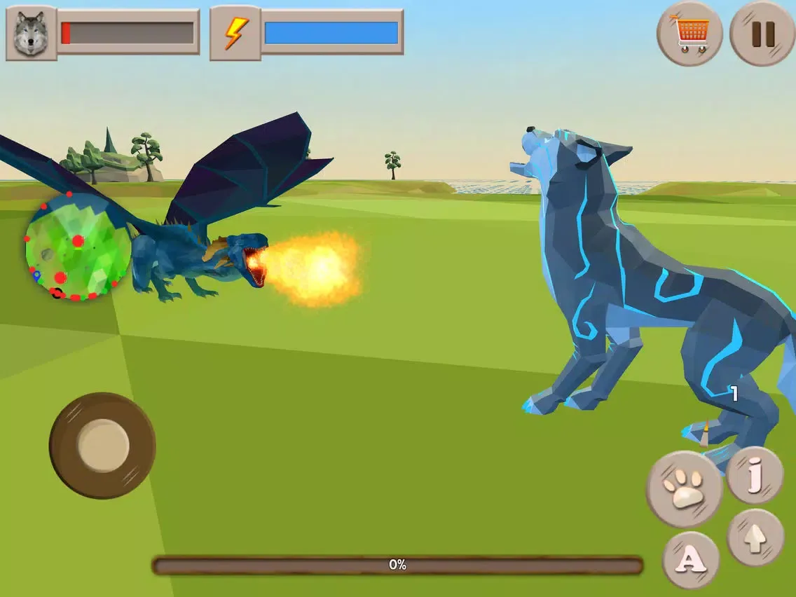 Wild Wolf Family Simulator 3D iPad  Screenshots