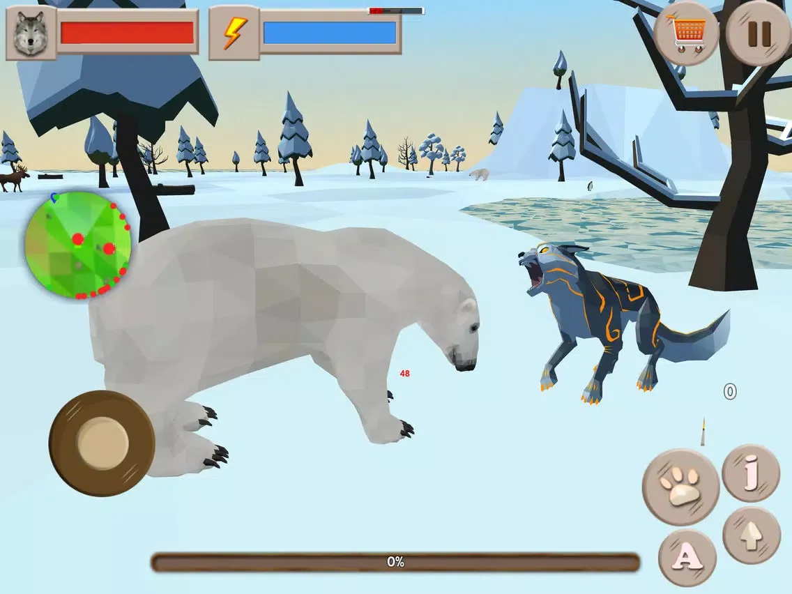 Wild Wolf Family Simulator 3D iPad  Screenshots