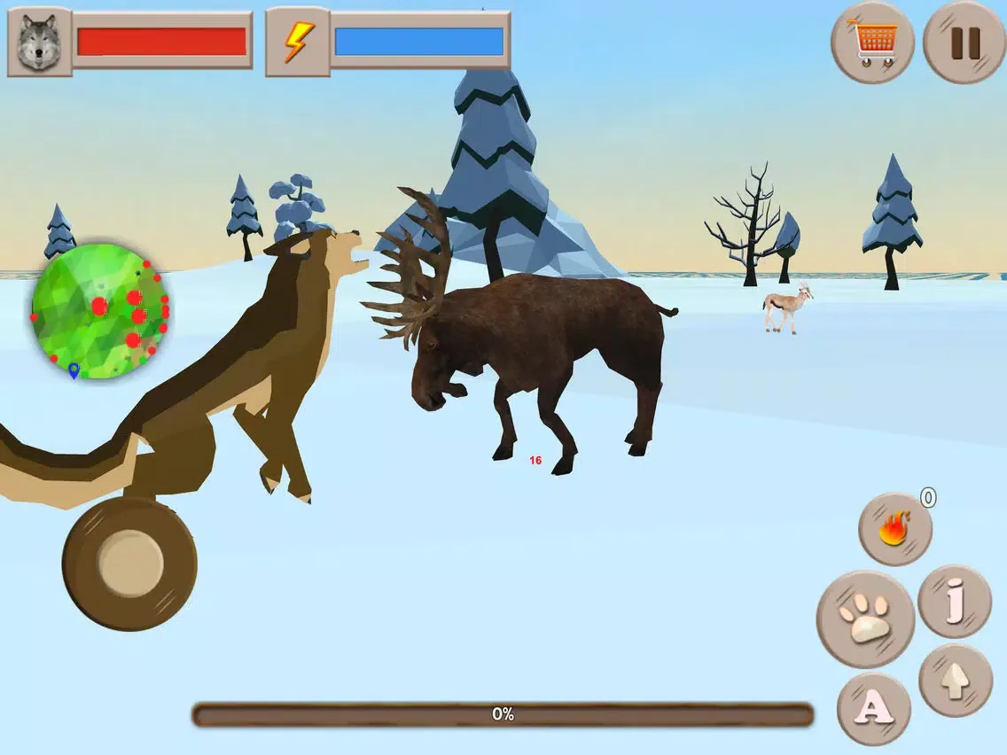 Wild Wolf Family Simulator 3D iPad  Screenshots