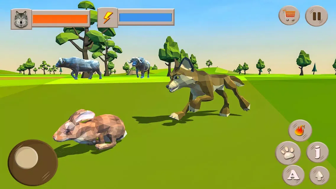 Wild Wolf Family Simulator 3D Screenshots
