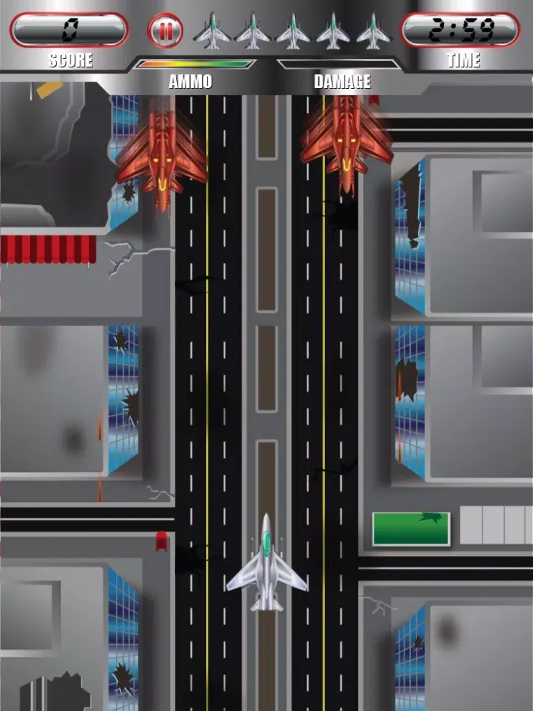 Airplane Combat Fire - Flying Fighting Airplanes Simulator Game iPad  스크린샷