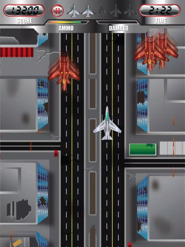 Airplane Combat Fire - Flying Fighting Airplanes Simulator Game iPad  스크린샷