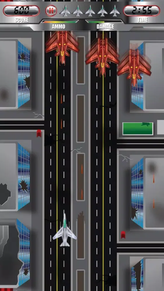 Airplane Combat Fire - Flying Fighting Airplanes Simulator Game 스크린샷