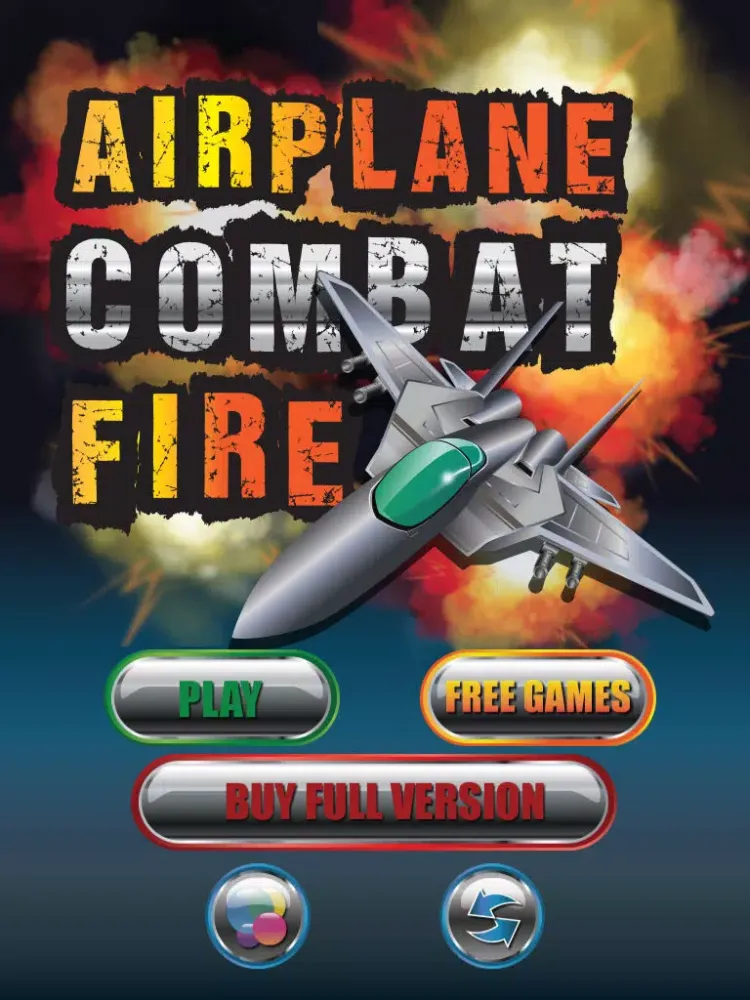 Zrzuty ekranu Airplane Combat Fire Pro iPad 