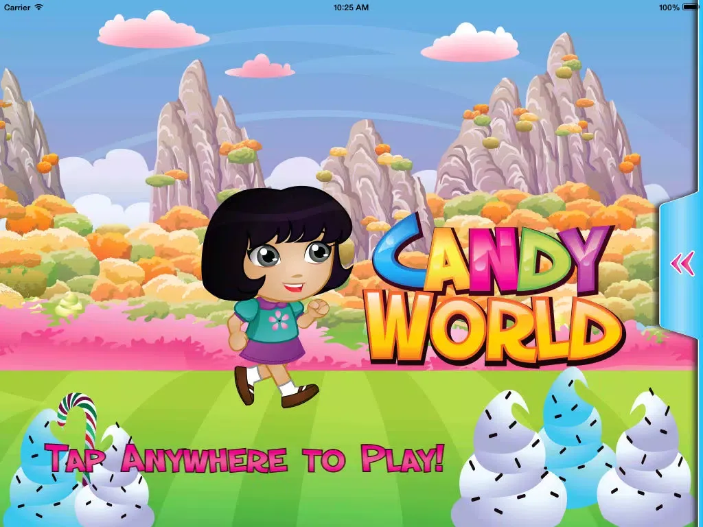 Candy World - Run Through Magical Land of Candies Free iPad  स्क्रीनशॉट