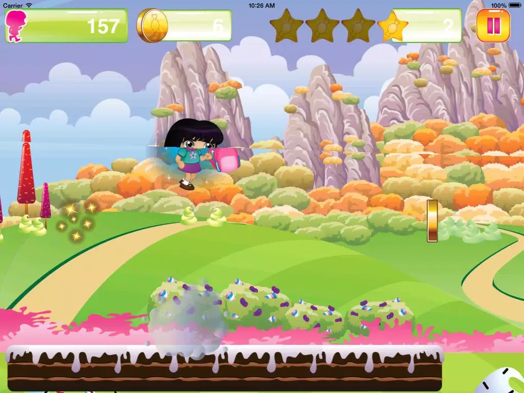 Candy World - Run Through Magical Land of Candies Free iPad  स्क्रीनशॉट