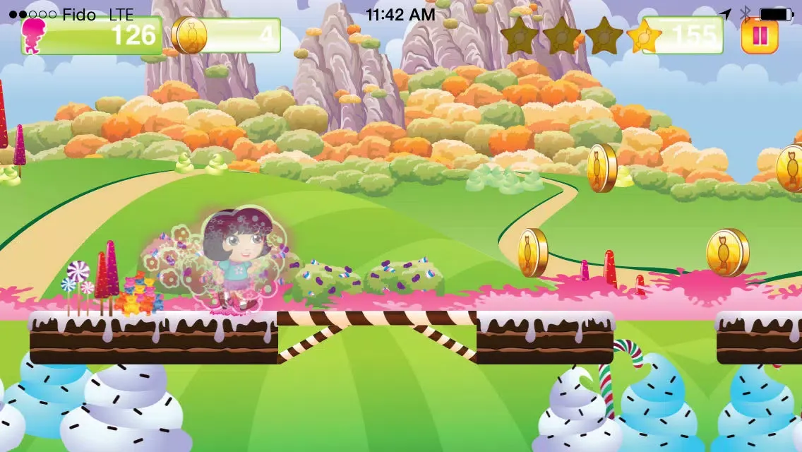 Candy World - Run Through Magical Land of Candies Free स्क्रीनशॉट