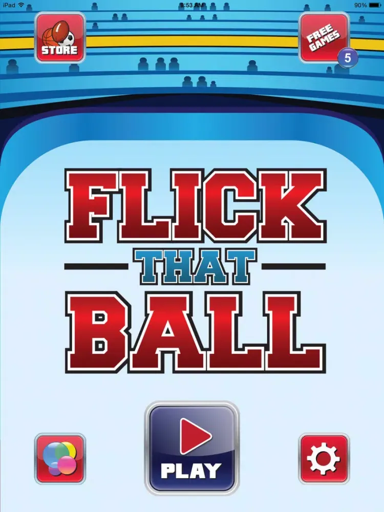 Скриншоты Flick That Ball - Flick The Puck To Hit The Soccer, Football or Soccer Balls iPad 