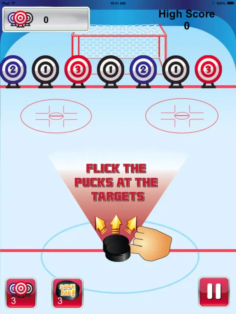 Great Hockey Challenge Pro iPad  Screenshots
