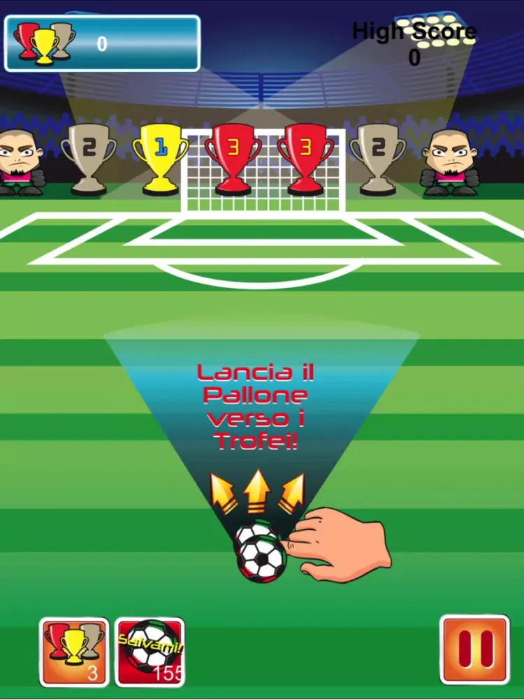 Capturas de tela do Soccer Game Italy Pro iPad 