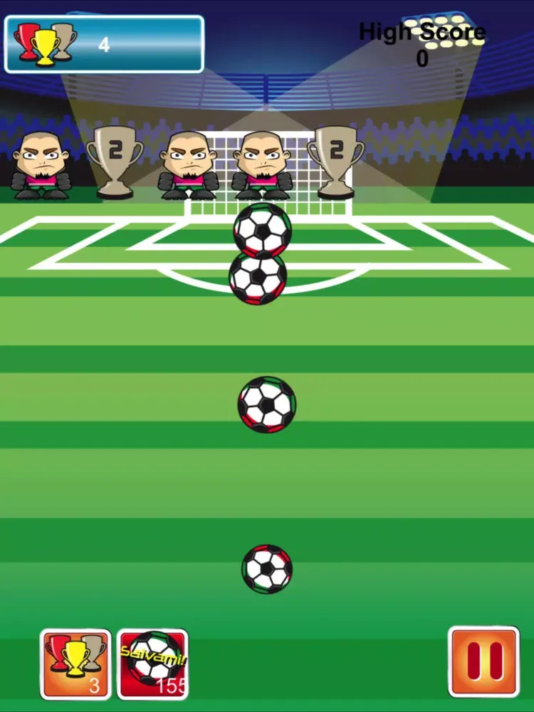 Capturas de tela do Soccer Game Italy Pro iPad 