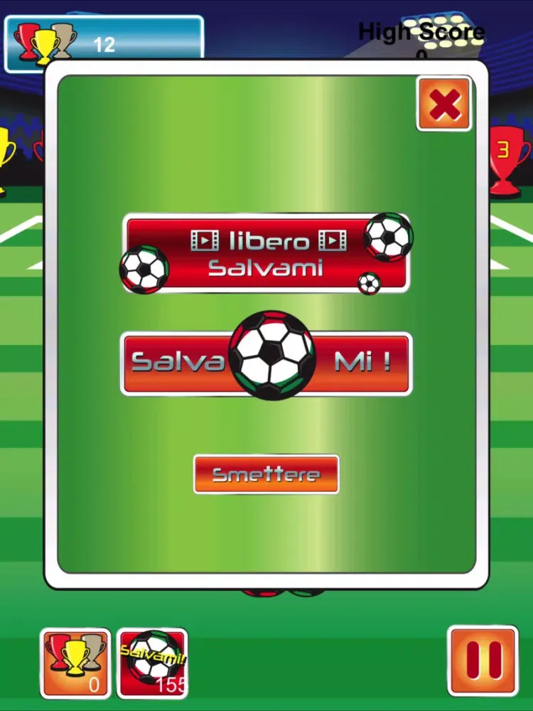Capturas de tela do Soccer Game Italy Pro iPad 