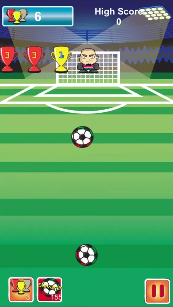 Capturas de tela do Soccer Game Italy Pro