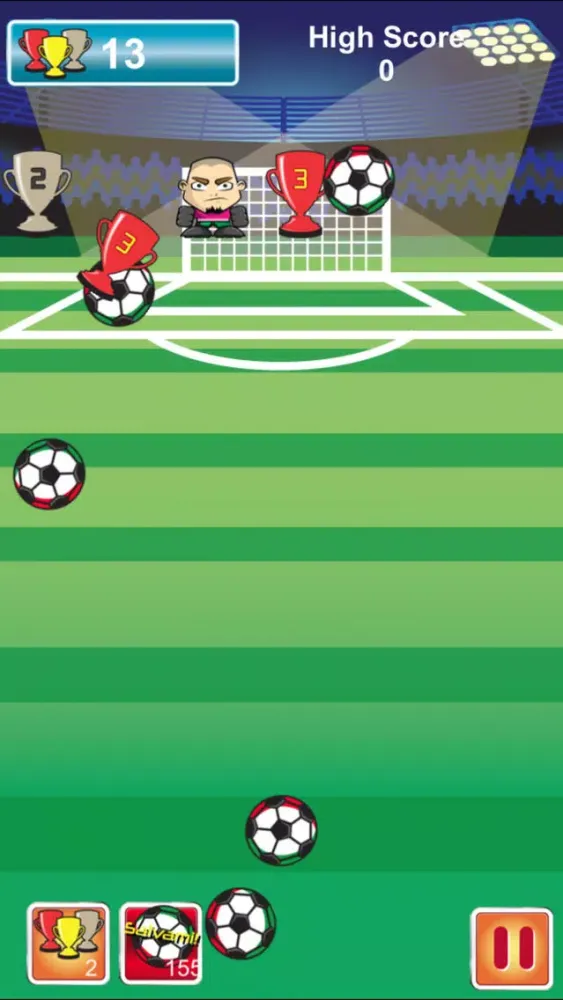 Capturas de tela do Soccer Game Italy Pro