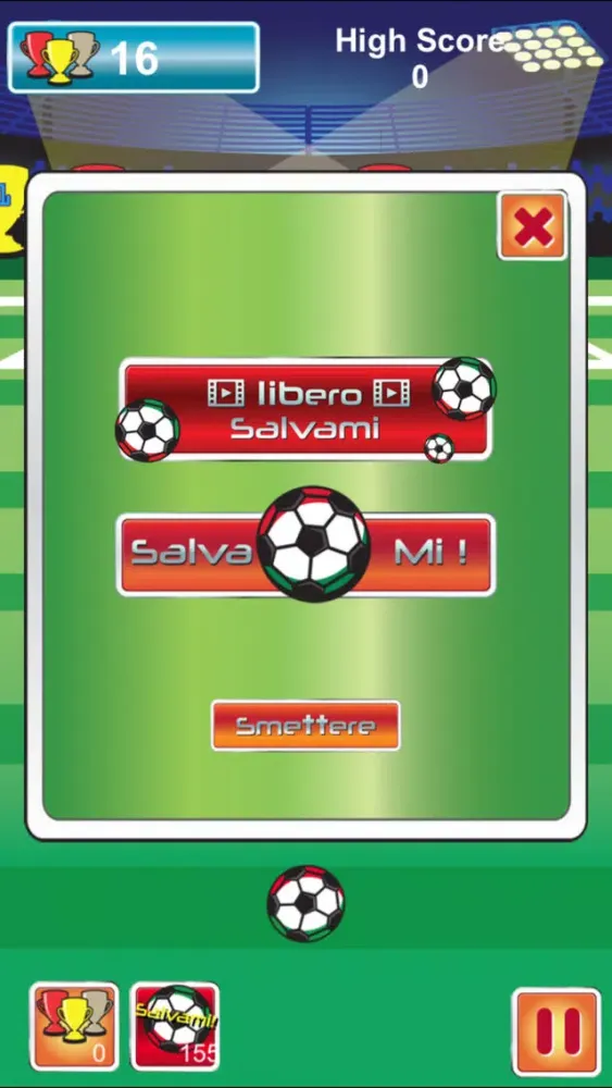 Capturas de tela do Soccer Game Italy Pro