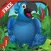 Papi Rico Bird: Blue Parrot Sling-shot Adventure in Rio de Janeiro