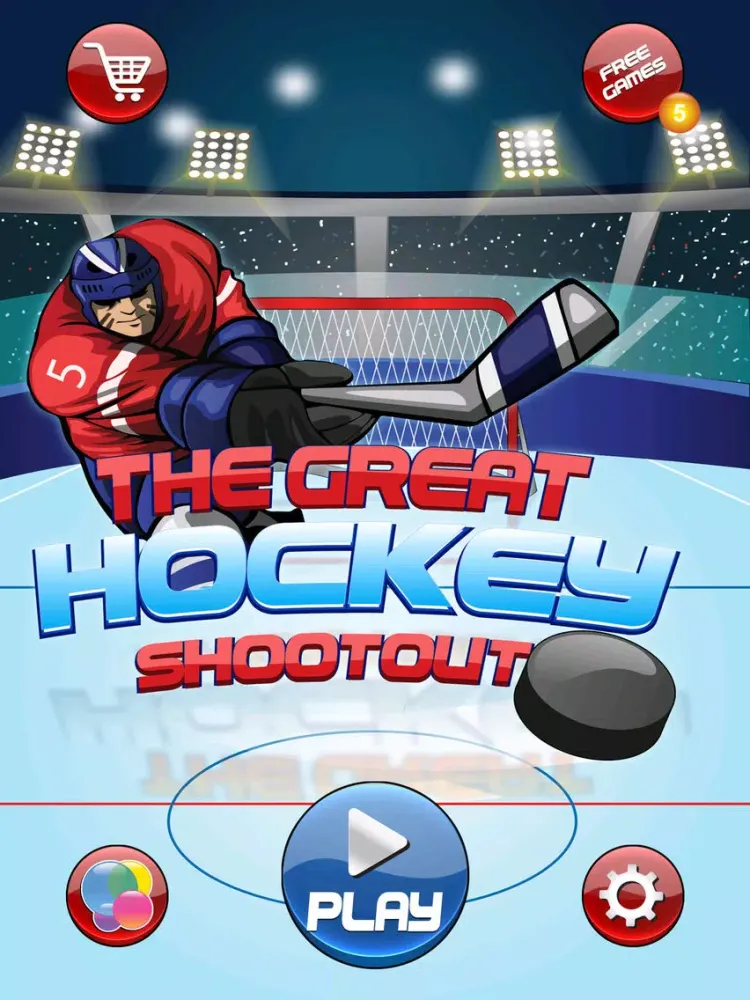 Zrzuty ekranu Hockey Flick Pro Version - The Great Hockey Game iPad 