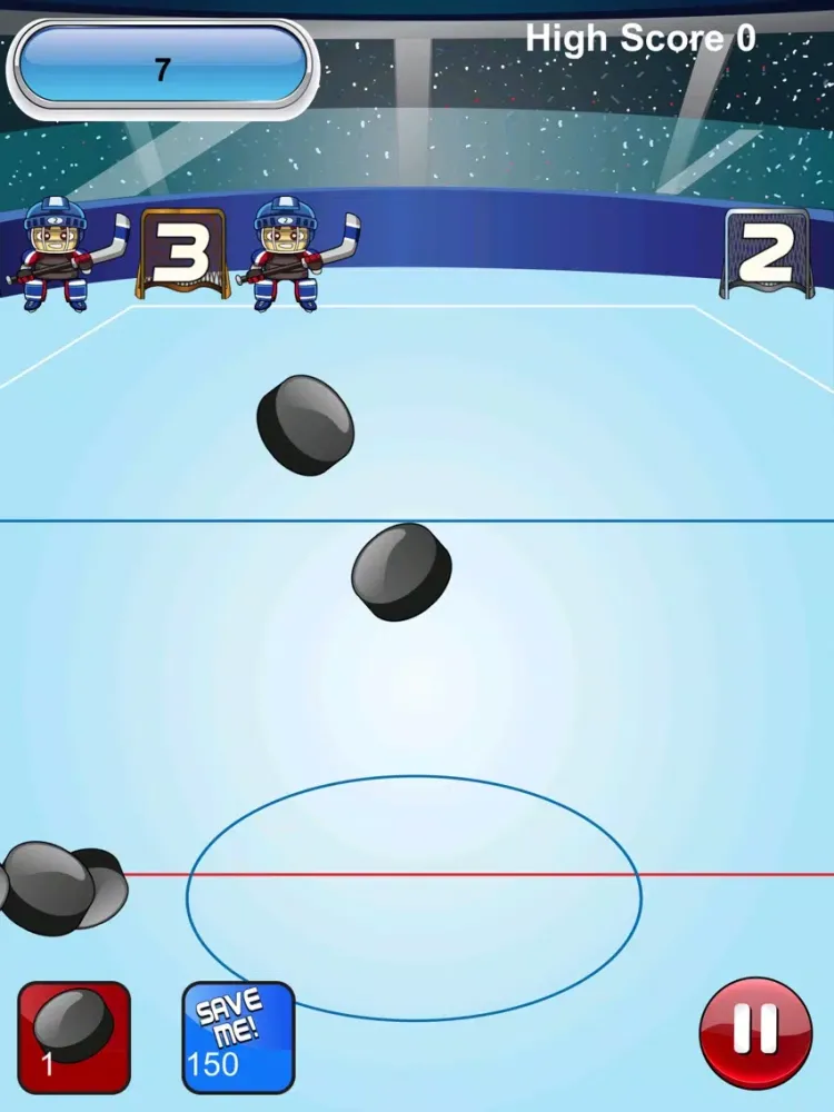 Zrzuty ekranu Hockey Flick Pro Version - The Great Hockey Game iPad 