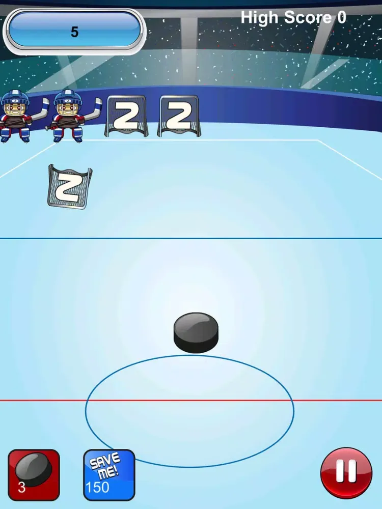 Zrzuty ekranu Hockey Flick Pro Version - The Great Hockey Game iPad 