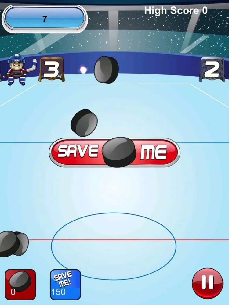 Zrzuty ekranu Hockey Flick Pro Version - The Great Hockey Game iPad 