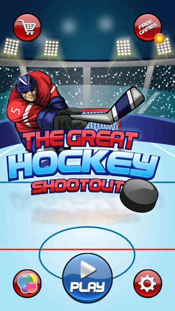 Zrzuty ekranu Hockey Flick Pro Version - The Great Hockey Game