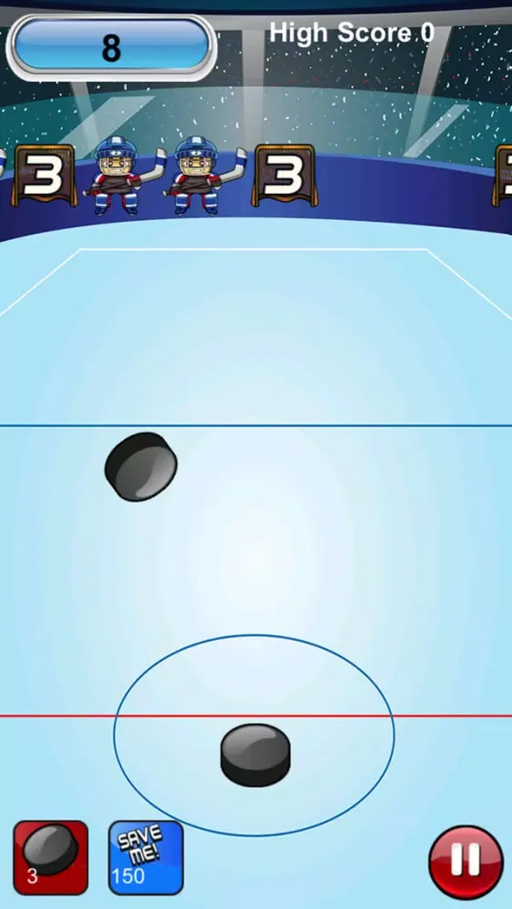 Zrzuty ekranu Hockey Flick Pro Version - The Great Hockey Game