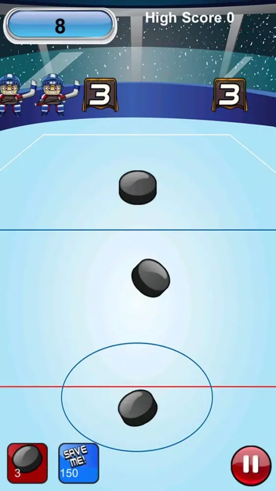 Zrzuty ekranu Hockey Flick Pro Version - The Great Hockey Game