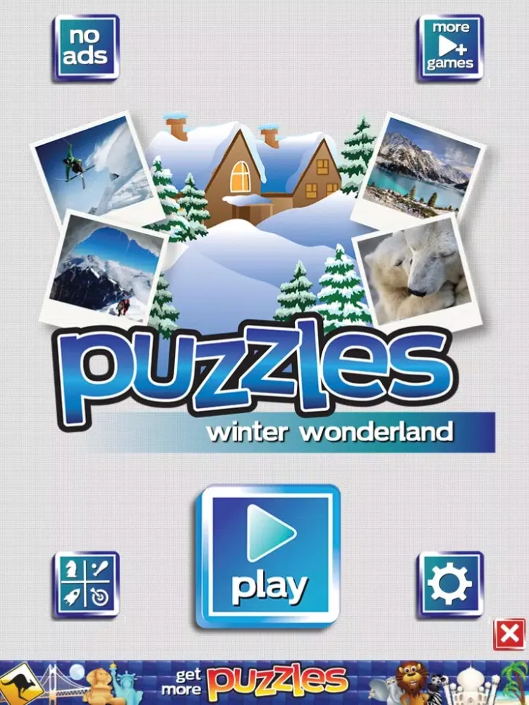 Winter Wonderland Puzzles - Snow, Penguins, Ice Castles and Moutains iPad 应用截图