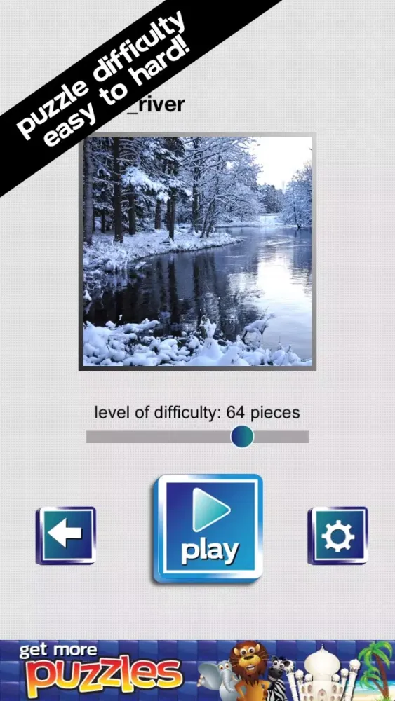 Winter Wonderland Puzzles - Snow, Penguins, Ice Castles and Moutains应用截图