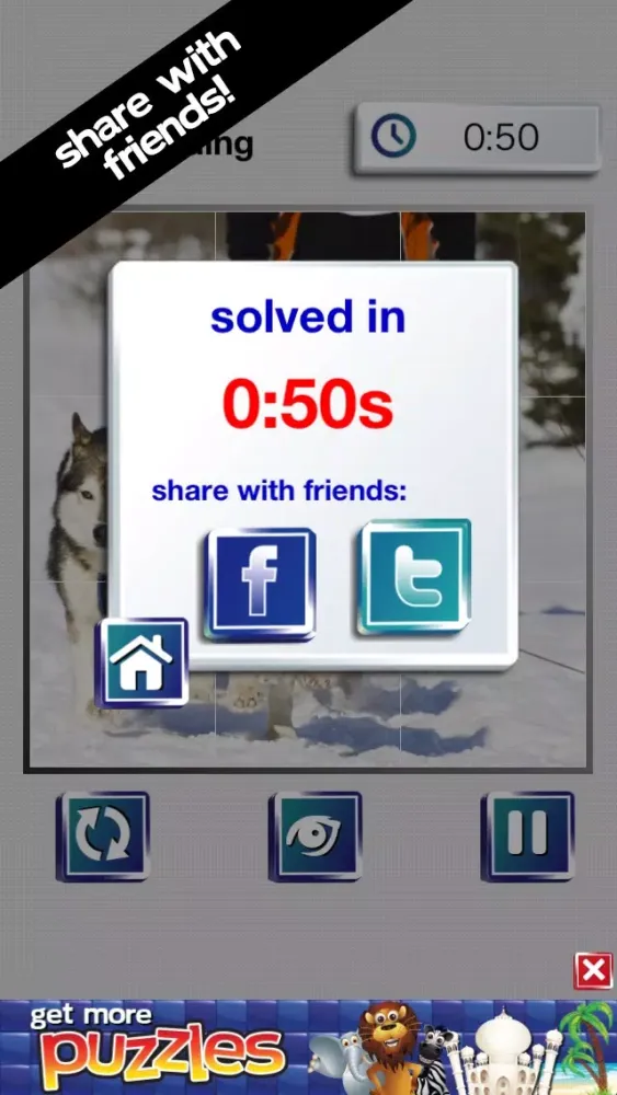 Winter Wonderland Puzzles - Snow, Penguins, Ice Castles and Moutains应用截图