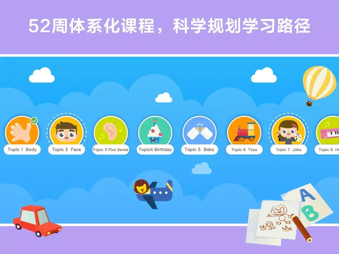 Capturas de pantalla de 多纳学英语-专注幼儿英语启蒙教育 iPad 