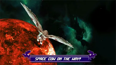 Capturas de tela do Flying Cow Rescue Galaxy Game : The Super Cow Flying Simulator Game of 2016
