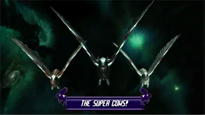 Capturas de tela do Flying Cow Rescue Galaxy Game : The Super Cow Flying Simulator Game of 2016