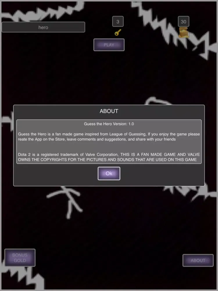 Capturas de pantalla de Guess The Heroes for Dota 2 iPad 
