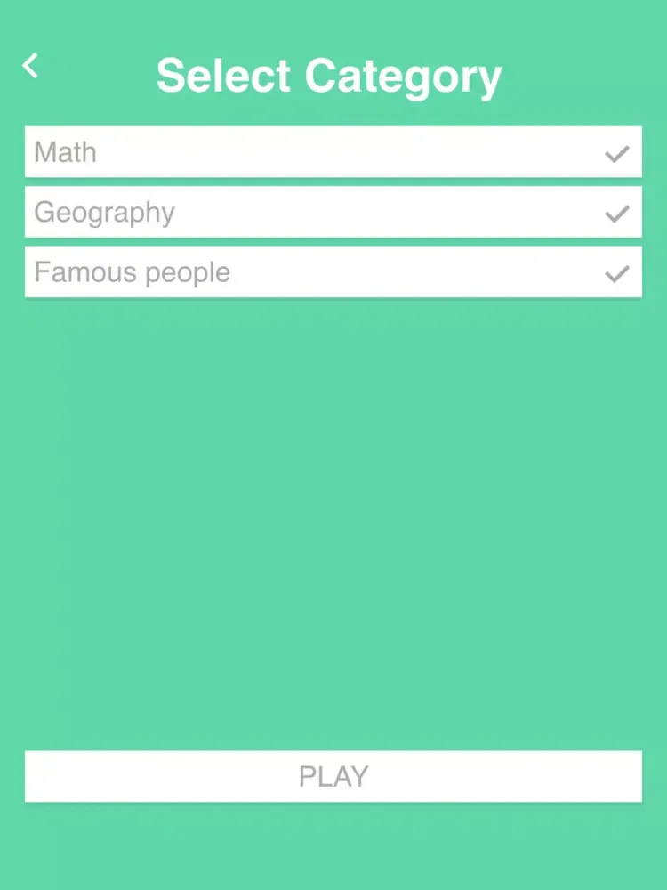 Yes of No? The simplest trivia game iPad  스크린샷