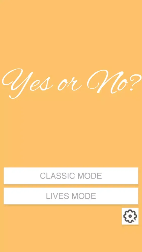Yes of No? The simplest trivia game 스크린샷