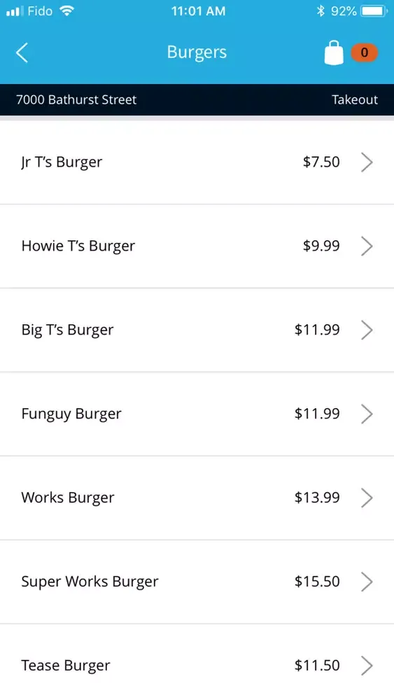Capturas de tela do Howie T's Burger Bar