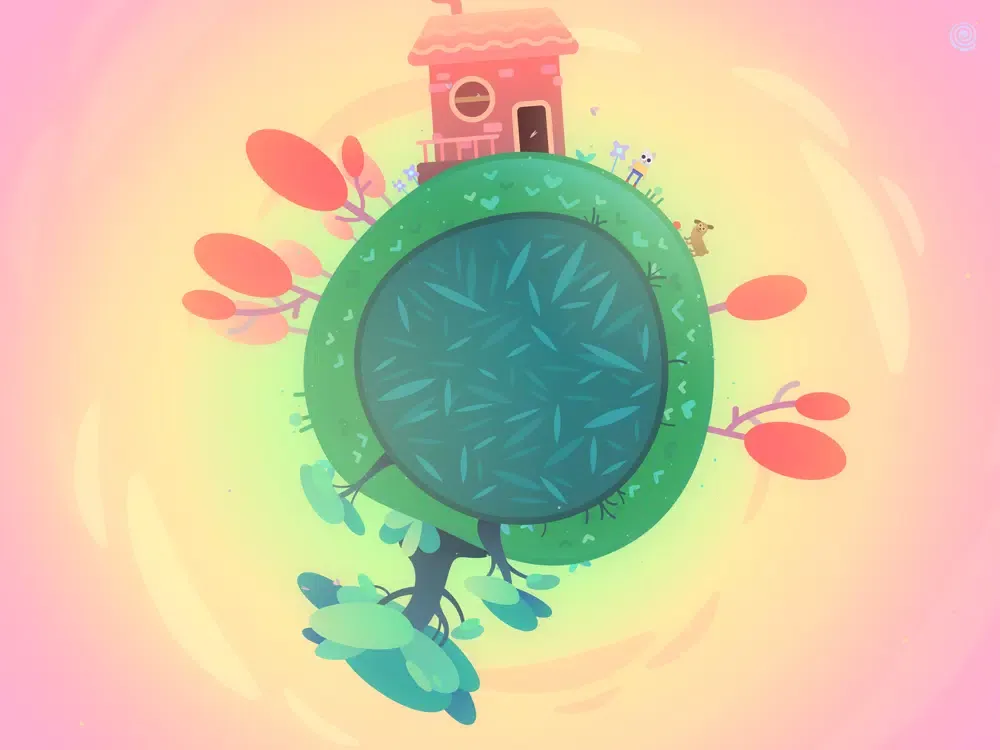 ภาพหน้าจอของ Winding Worlds iPad 