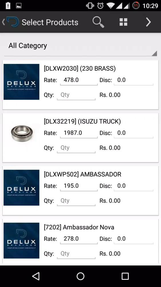 Delux Sales Screenshots