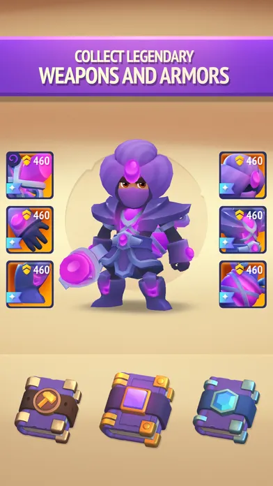 Capturas de tela do Nonstop Knight 2 - Action RPG