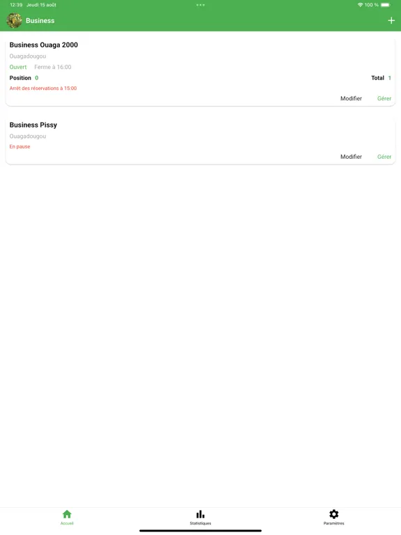 Capturas de pantalla de Zaman Business iPad 