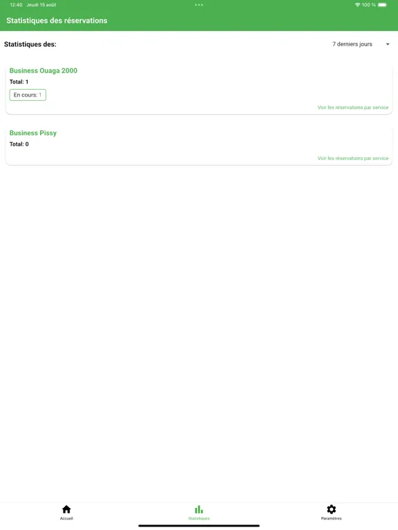 Capturas de pantalla de Zaman Business iPad 