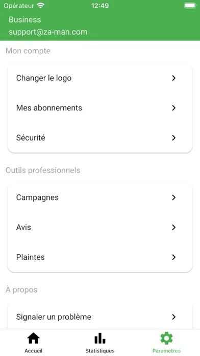 Capturas de pantalla de Zaman Business